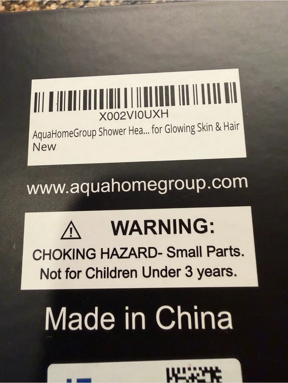 Aqua Home Group Spa  20 Stage Luxury Filtered Shower Head Set Brand New in Box